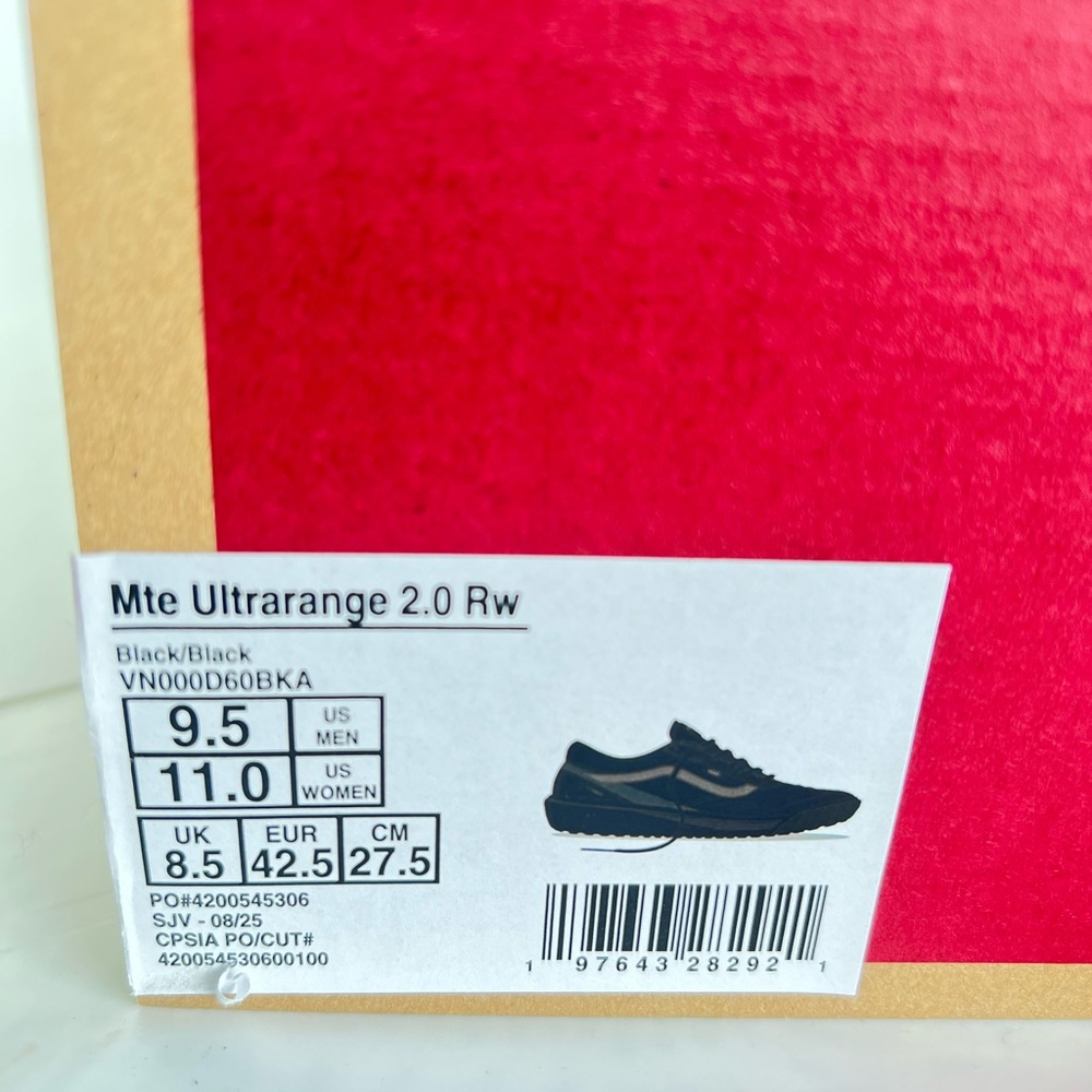 Vans Ultrarange 2.0 RW Black Sneakers